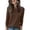 02-Coffee, variant on Women's Crew Neck Long Sleeve Knit Sweater, Casual Pullover Soft Lightweight Basic Knit Top for Fall Winter Daily Layering Wear 12-Yellow M