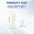 thumbnail image 2 of Uxcell Archery Arrows Nocks 6.2mm, Plastic Insert Arrow Nock Replacement Arrow Tails for Shooting Compound Recurve White, 2 of 7