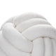 thumbnail image 4 of Plush Knot Ball Pillow Diameter 22cm Room Decoration for sofa Couch White, 4 of 7