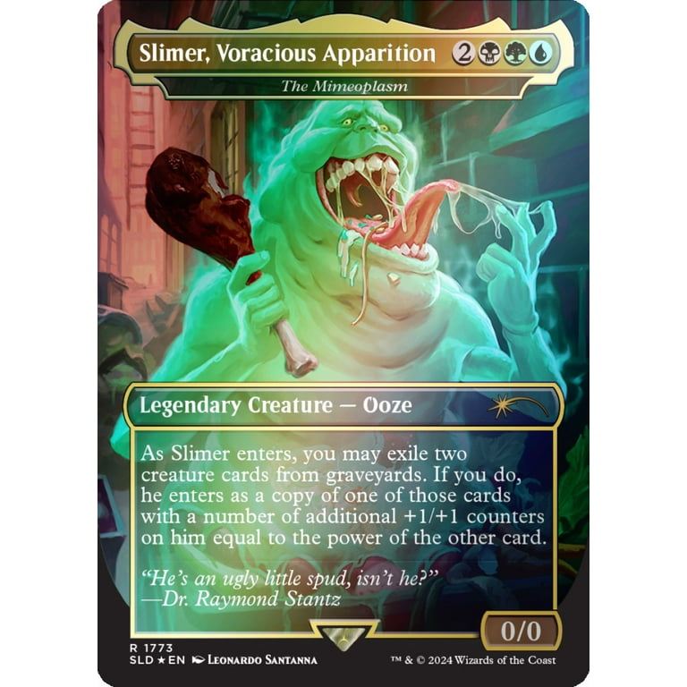 Magic the Gathering Secret Lair x Ghostbusters: Slimer Foil