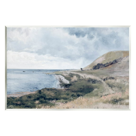 Seaside Cliffs Ocean Scenery Landscape Graphic Art Unframed Art Print Wall Art