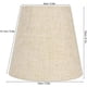 thumbnail image 2 of Juego de 6 pantallas pequeñas, pantalla de arpillera con clip para lámpara de mesa y de pie, pantalla de araña nórdica beige de 3,5 x 5,5 x 5,2 pulgadas, 2 of 5