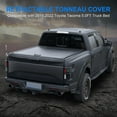 thumbnail image 7 of 5FT Aluminum Retractable Hard Truck Bed Tonneau Cover with Lock & Drain Tube Compatible with 2015-2022 Toyota Tacoma, 7 of 7