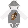 thumbnail image 3 of Inktastic Squirrel Boys or Girls Long Sleeve Baby Bodysuit, 3 of 5