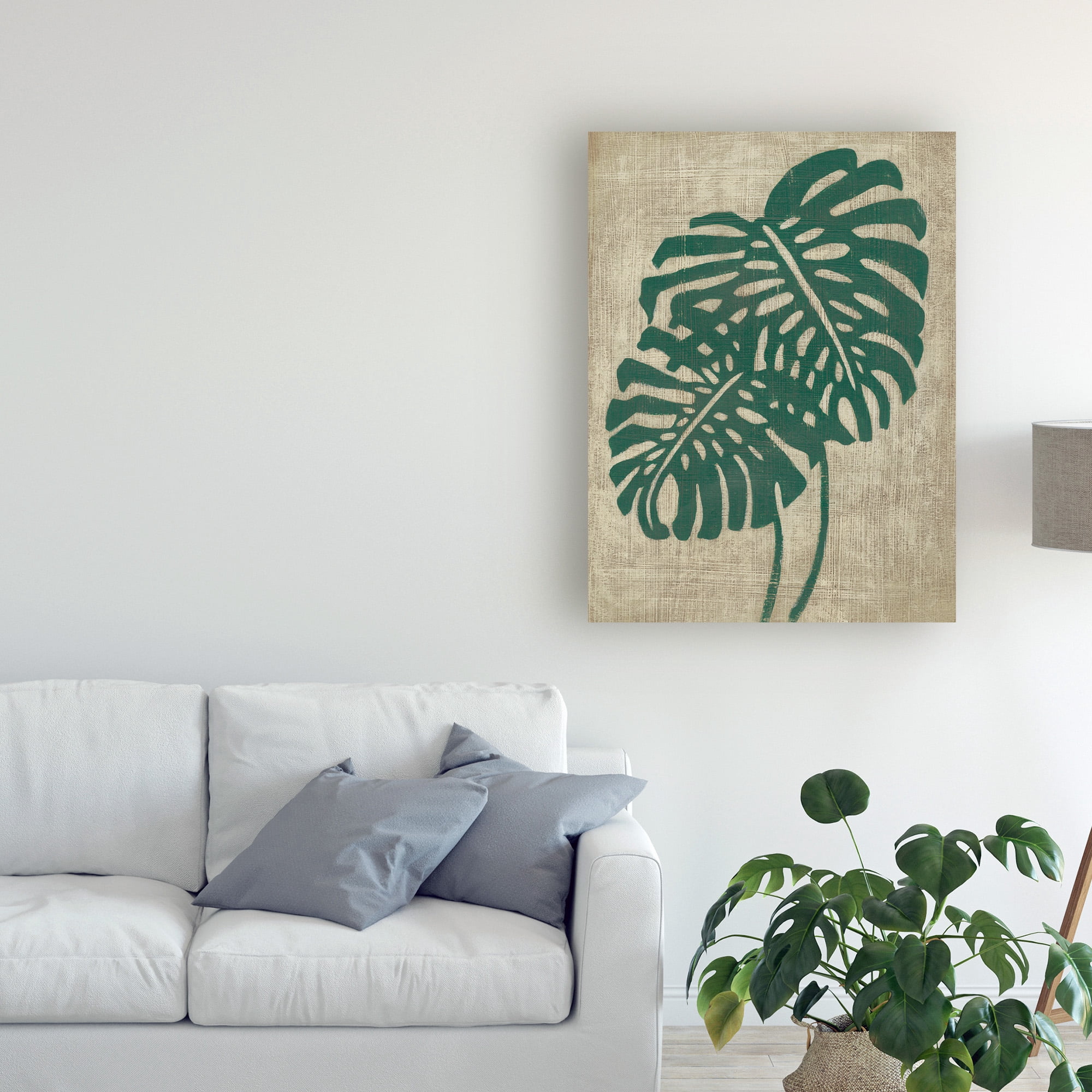 Trademark Fine Art 'Vintage Greenery I' Canvas Art by Chariklia Zarris
