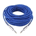 thumbnail image 2 of Cable estéreo macho a macho NikouMX 6,35 mm azul 1m 1,8m 3m 5m 10m 15m 20m, 2 of 2