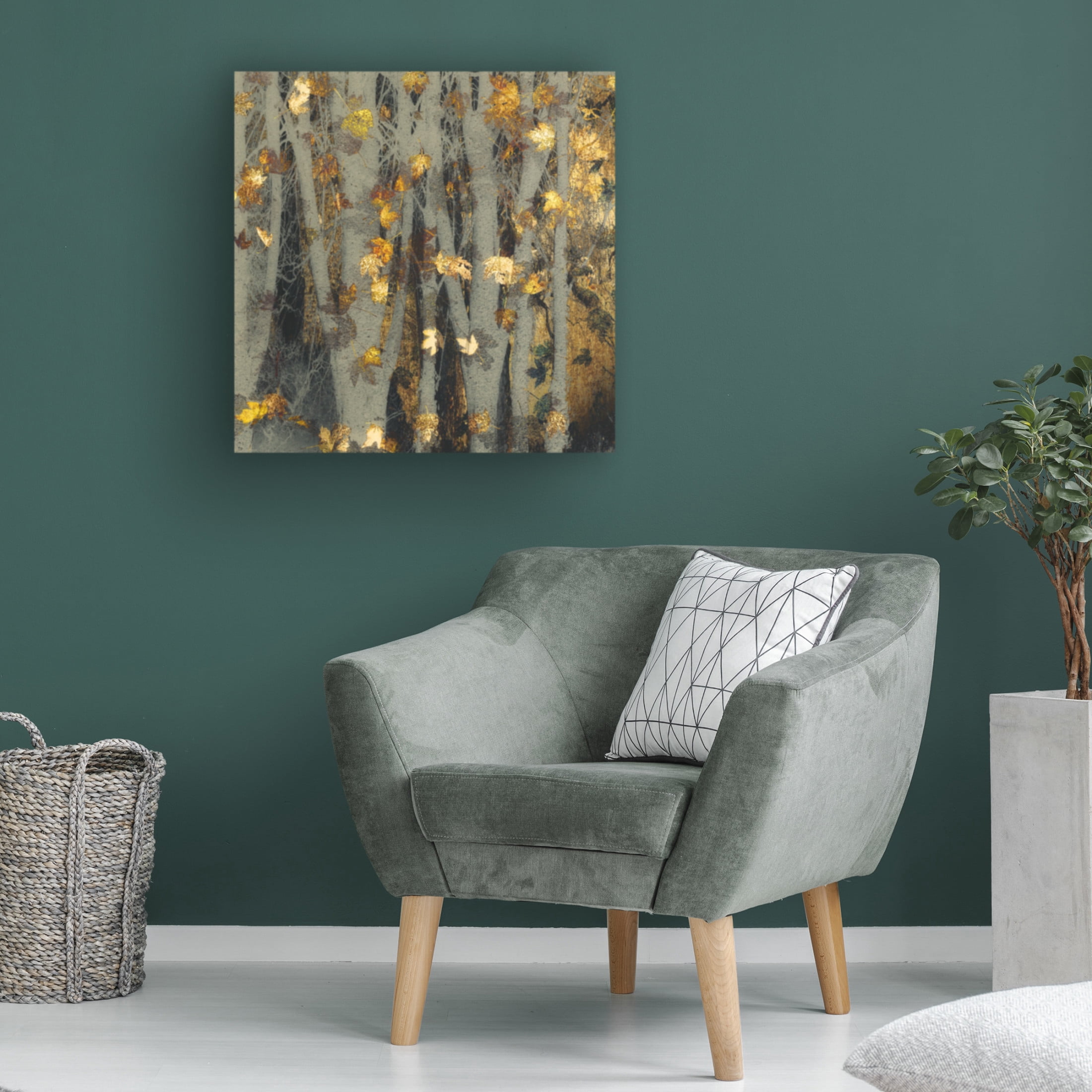 Trademark Fine Art Nel Talen Gold Leaf Canvas Wall Art