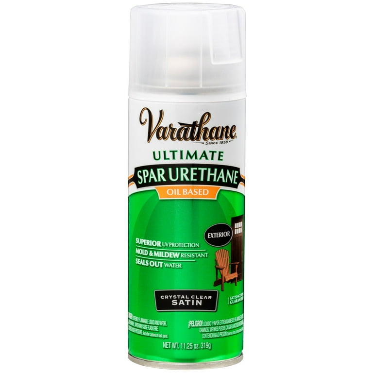 Varathane Ultimate Spar Urethane Spray, Clear Satin, 11.25 oz photo 1