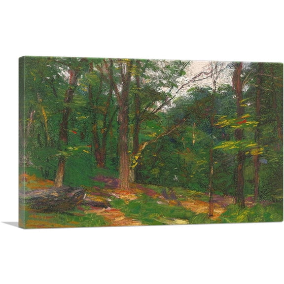 ARTCANVAS Trees At The Edge Of a Clearing Canvas Art Print by Edward Henry Potthast - Size: 26" x 18" (1.50" Deep)