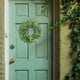 thumbnail image 5 of Corona artificial para puerta de entrada | Corona floral púrpura de 14.5 pulgadas para pared, ventana, boda, fiesta, decoración del hogar | Realista, resistente a los rayos UV, decoración exterior, 5 of 7