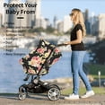 thumbnail image 5 of Haiem Rose Flowers Baby Nursing Cover & Nursing Poncho - Multi Use Cover for Baby Car Seat Canopy, Stroller Cover, 360°Full Privacy Breastfeeding Coverage, 5 of 9