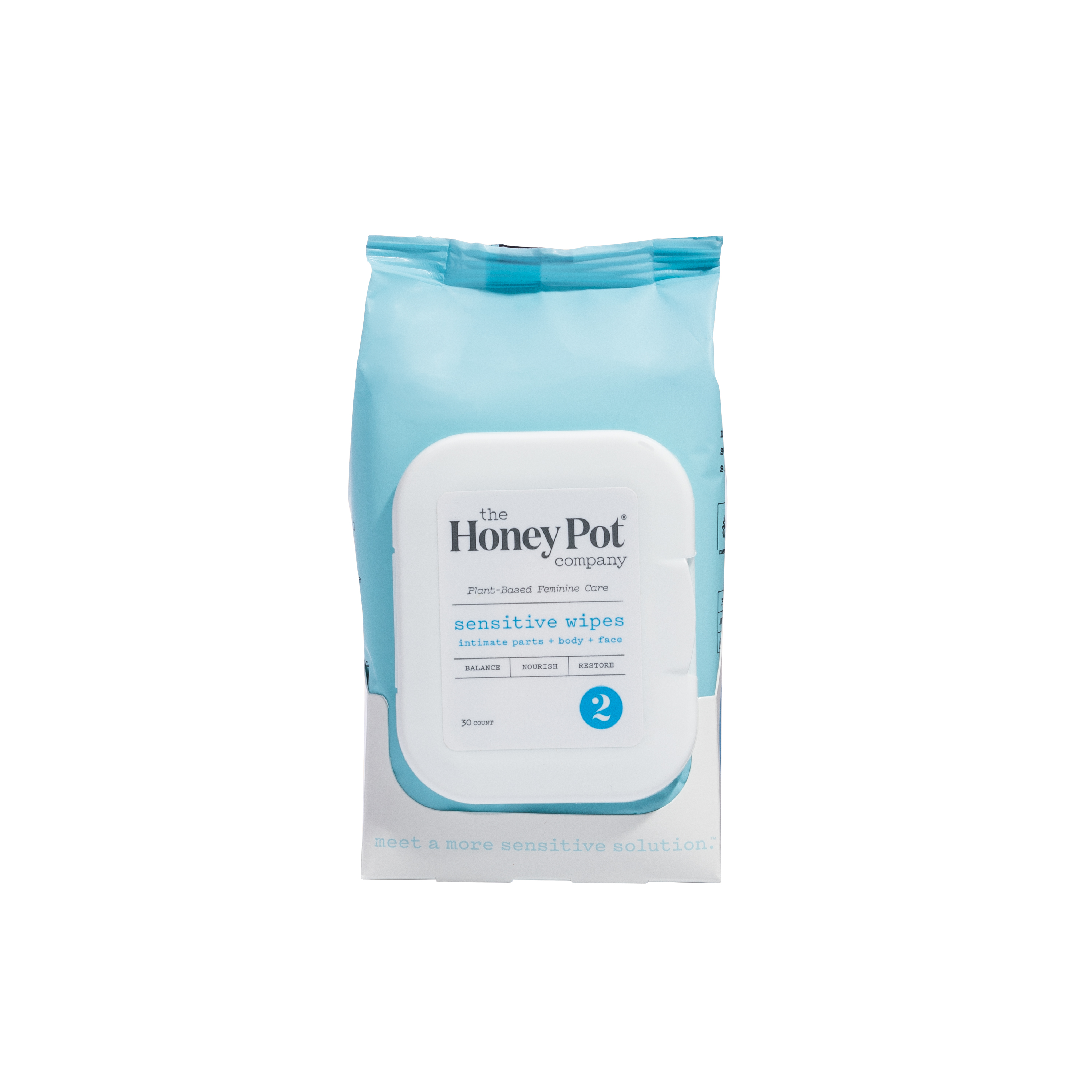 Sensitive Intimate Wipes, 30 Count