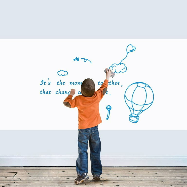 Self-adhesive Eraseable Whiteboard Sticker Painting Writing Teaching White  Board Removable Wall Decal sticker For Kids Baby Room - Price history &  Review, AliExpress Seller - UCMD Online Store