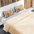 thumbnail image 6 of Ryvnso Satin Pillowcase Tower and Flowers Pillow Cases Standard Size 26x20in, 6 of 6