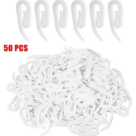 

White Curtain Tape Hooks High Quality Plastic Nylon Hook Drapery Hook Set