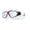 Clear/Purple/Grey, variant on TYR Rogue Femme Swim Mask Adult Fit