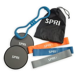 SPRI Flat Resistance Band Loop Kit 3 Pack Light Medium Heavy Walmart