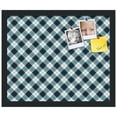 thumbnail image 2 of PinPix 18x15 Custom Cork Bulletin Board Argyle Mixed Blue Poster Board Has a Fabric Style Canvas Finish, Framed in Argyle Mixed Blue, by ArtToFrames (PinPix-630), 2 of 6