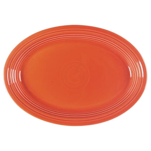 Open Box Homer Laughlin Fiesta Persimmon (Intro 1989) Oval Serving Platter 983455