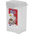 thumbnail image 2 of Buddeez Bites and Bones Extra-Wide Flip Lid Pet Food Storage Canister, 3.5 qt Capacity, 2 of 4