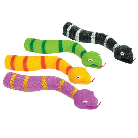 Set Of 10 Assorted Color Medusa Snake Finger Puppets Costume Accessory
