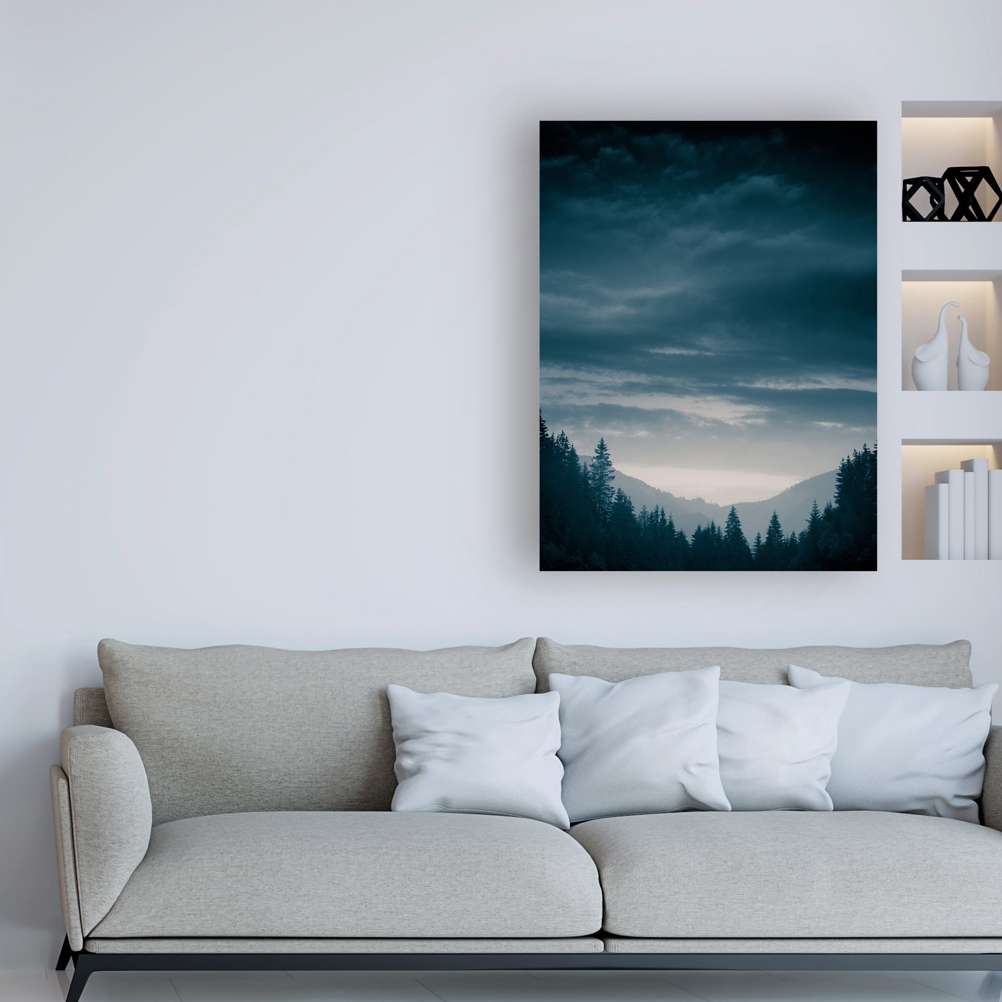 Trademark Fine Art 'Blue Mountains IV' Canvas Art by PhotoINC Studio