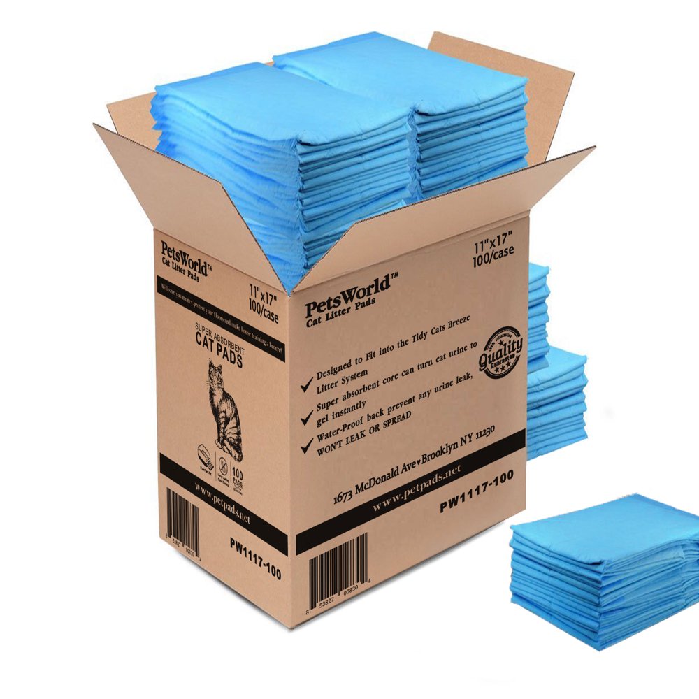 Cat Litter Pads for Breeze Tidy, 100Count