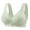 Green, variant on Front Closure Bras for Women Wireless Bras with Support and Lift Bras for Women No Underwire Thin Strap Bra Sticky Bra Plus Size Ribbed Bralette Beige 36b