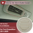 thumbnail image 2 of Rejilla de Ventilación de Aire del Techo Trasero No.9L1Z19893AG para Ford Expedition 2011-2020 Rejilla de Aire Acondicionado Beige 1 Pc, 2 of 6