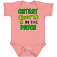 thumbnail image 3 of Inktastic Cutest Clover in the Patch with Four Leaf Clovers Boys or Girls Baby Bodysuit, 3 of 5