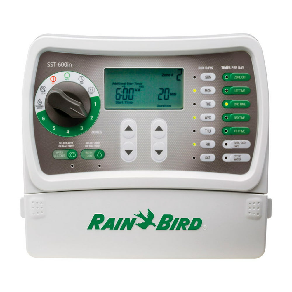 Rainbird SST-600I 6 Valve Timer - Walmart.com - Walmart.com