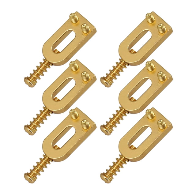 Sillines de guitarra shamjiam puente de pieza de repuesto Rodillo de cuerda de oro