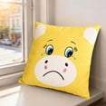 thumbnail image 4 of Uuiauoio Horse Zodiac Pillow Cover Flocked Plush Cute Animal Design Throw Pillow Case for Sofa Bed Living Room Home Decor Year of the Horse Theme, 4 of 6