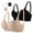 Black,Beige, variant on luopital 2Pcs Nursing Bra for Breastfeeding Comfortable Maternity Bras for Womens, Seamless Wireless Bras Women Sleep Bralette L