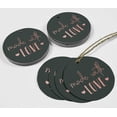 thumbnail image 4 of Inkdotpot Real Rose Gold Foil Made With Love Text Tag Favor Hang Paper Tag 100 Piece, 4 of 6