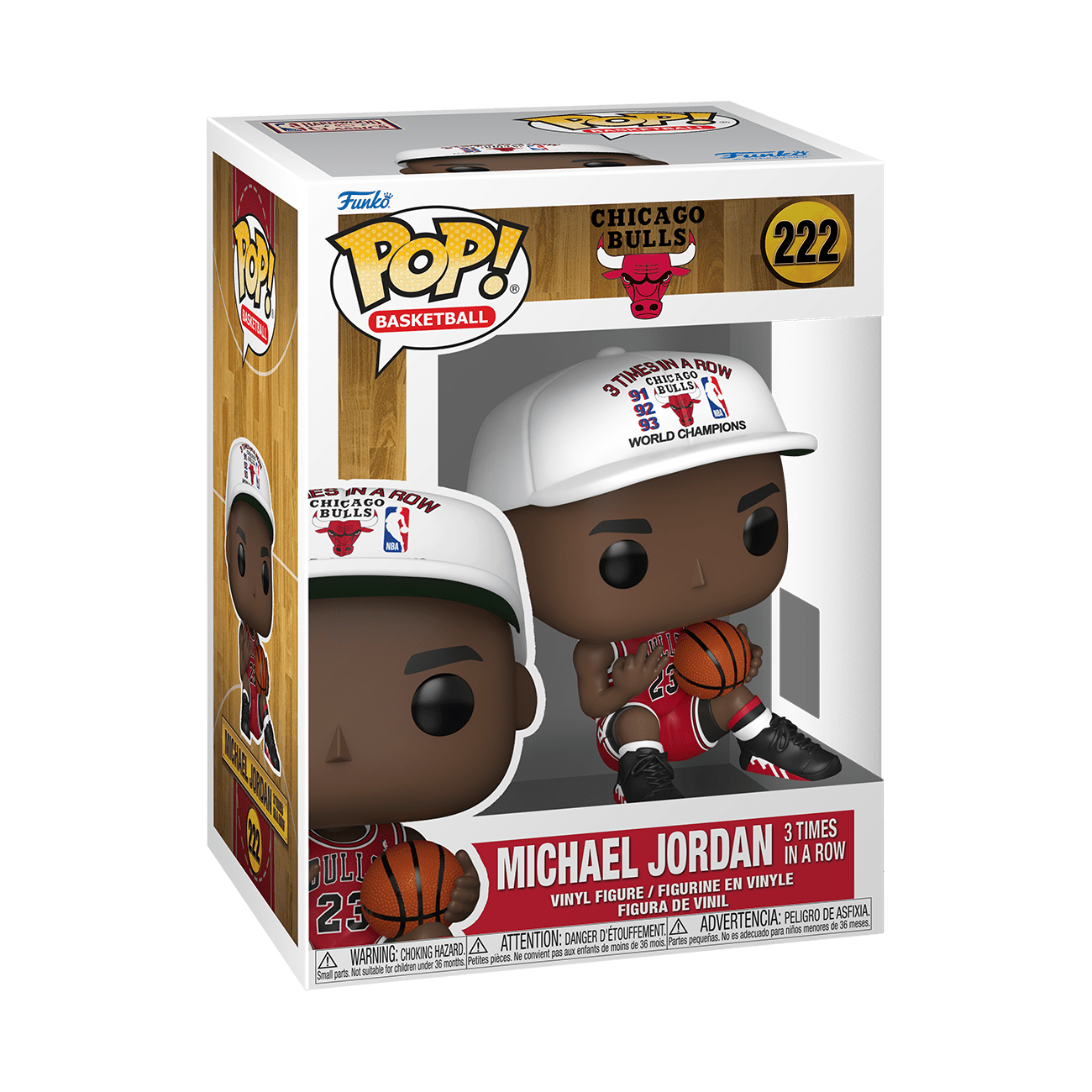 Funko POP NBA: Bulls Michael Jordan 3x Vinyl Figure - Walmart.com