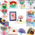 thumbnail image 4 of Tarjetas de felicitación Pop-Up 3D, mariposa, tarjeta de flores, madre, padre, día de los maestros, regalo encantador, regalo para esposa, tarjeta de cumpleaños, 4 of 4