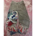 thumbnail image 3 of Pantalones vaqueros holgados Y2K para hombre y mujer, estilo harajuku, hip hop, estilo retro, estilo gótico, de cintura alta y pierna ancha, 3 of 4