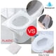 thumbnail image 3 of 50PCS Protector de inodoro desechable JM plástico Impermeable para niños viajes Camping baño, 3 of 5