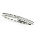 thumbnail image 1 of 14k White Gold Classic Style Diamond Wedding Band (1/5 cttw) Size 3, 1 of 2