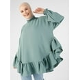thumbnail image 3 of Green Almond - Green - Polo neck - Tunic - Refka, 3 of 6