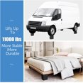 thumbnail image 2 of Bed Risers, Furniture Risers for Desk/Couch/Sofa/Table/Chair,Elevation in Heights of 3 or 5 Inches and Supports up to 11000 lbs,Extra Large with Heavy Duty Set of 4,Black Rectangle 5 Inches, 2 of 6