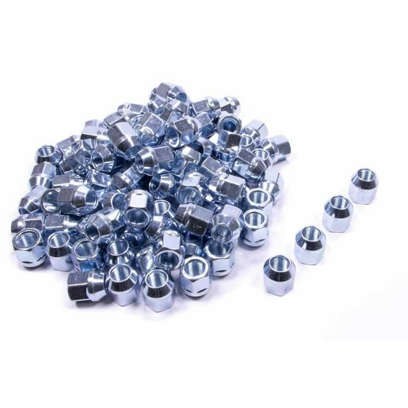 Gorilla 1/2-20 in Thread Acorn Bulge Open End Chrome Lugnut 100 pc P/N 90088
