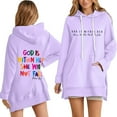 thumbnail image 1 of WILLBEST Vestidos Casuales Para Mujer 1 Sudadera Con Capucha Y Letras Estampadas Informales Para Mujer, 1 of 3