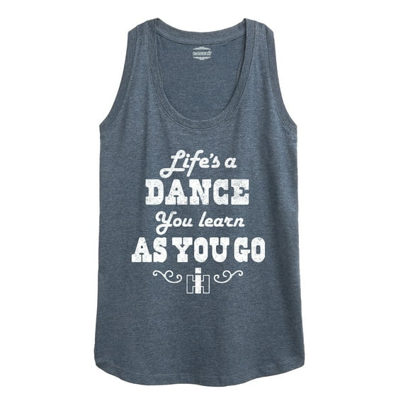 International Harvester Life's A Dance - Women's Racerback Tank Top