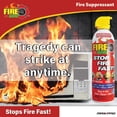 thumbnail image 6 of Fire Gone 16 oz Fire Extinguishing Spray - Aerosol Can -FFF-Foaming Agent -(Pack of 1) Cooking & Household, 6 of 10