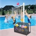 thumbnail image 4 of Ourlova Outdoor Storage Poolside Float Storage with Wheels PE Rattan Outdoor Pool Caddy Patio Deck Boxes Storage Box Rattan Storage Sheds for Floats Towels Toys Patio Accessories, 4 of 6