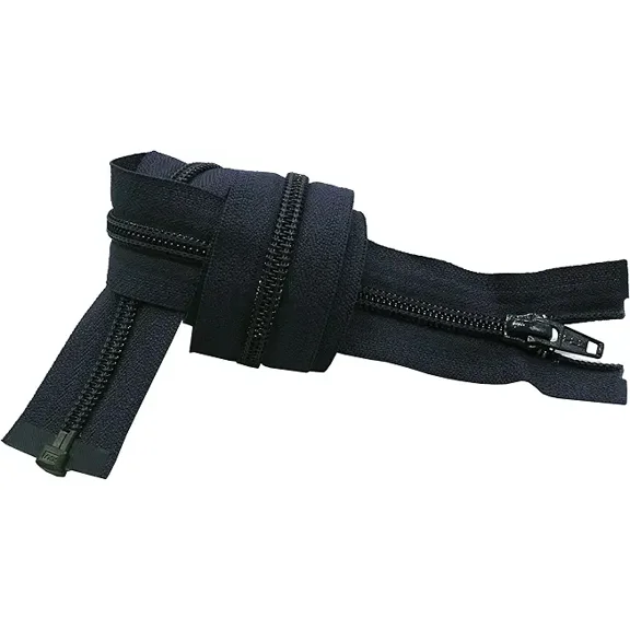 #5 Coil Separating Navy YKK Jacket Zipper - Color Navy 560 - Made in The United States (1 Zipper Per Pack) (30" Inches)