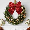 thumbnail image 5 of Xingjin Glitter Bow Ornaments, Christmas Tree Bows With Hollow-Out Design, Holiday Wreath Accent For Xmas Tree And Party Decor, 5 of 7