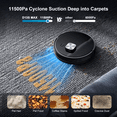 thumbnail image 4 of Robot Vacuum and Mop 11500pa Suction Robotic Cleaner with Laser Home Mapping and 85 Days Self Empty Station Pet Friendly Anti-Tangle, 4 of 9